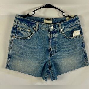 Free People Ivy Mid-Rise Shorts San Andreas Size 28